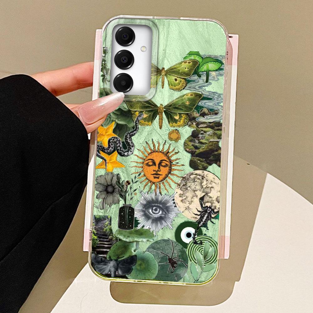 

Зелений Сонце Обличчя Планета Фрукти Трендри Чохол для Телефону для Samsung Galaxy A55 A56 A36 A26 A16 A53 A06 A14 A24 A34 A54 A15 A25 A35 Чохол Samsung Galaxy A24 4G білий