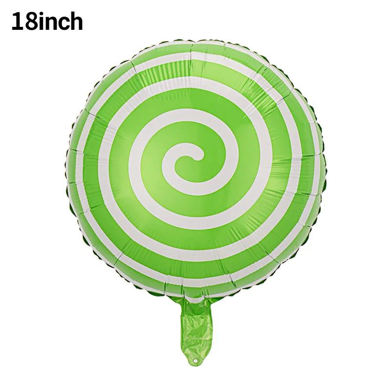 18 inch Candy Aluminum Balloon Children's Birthday Party Decoration Lollipop Aluminum Foil Balloon Kids Helium Balloon