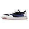 Travis Scott X Air Jordan 1 Chaussures de Basketball Vintage Unisexes Basse Coupe Violet DZ4137-700(Équipe1698-)