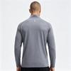 Herren Halbzip Langarm Laufshirt Schnelltrocknend Enganliegendes Trainingsshirt für das Fitnessstudio