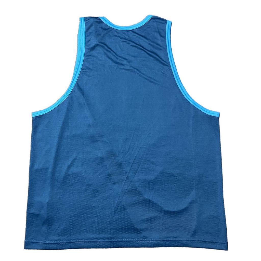 Nike Duże Logo Codzienny Trening Luźna Wygodna Oddychająca Kamizelka Męskie Kamizelki Niebieska DH7133-404