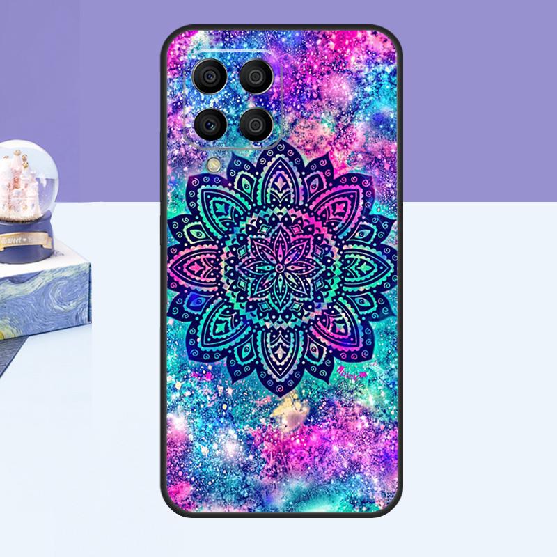 Flowers Mandala Floral Case For Samsung Galaxy M11 M31 M20 M35 M55 M15 M32 M16 M36 M56 M54 M23 M52 M34 M14 M13 M53