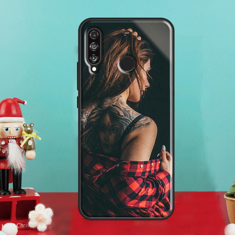 Sexy Tattoo Girl For Huawei Nova 9 10 SE 12i 12s 11i 8i Y90 Y60 Y70 Y72 Y73 Y61 Y91 P60 Pro P30 P40 Lite Case