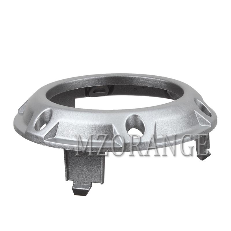 Fog Light for Mitsubishi Outlander 2007 2008 2009 Silver Cover Grill Bezel Fog Lamp Frame Cap LED Headlight Parts