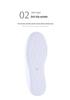 White Men's Slip-Resistant Waterproof Leather Nursing Shoes for Students