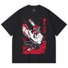 230 Gsm 100% Cotton Chainsaw Man V28 Denji Print Unisex Heavy Cotton T Shirt