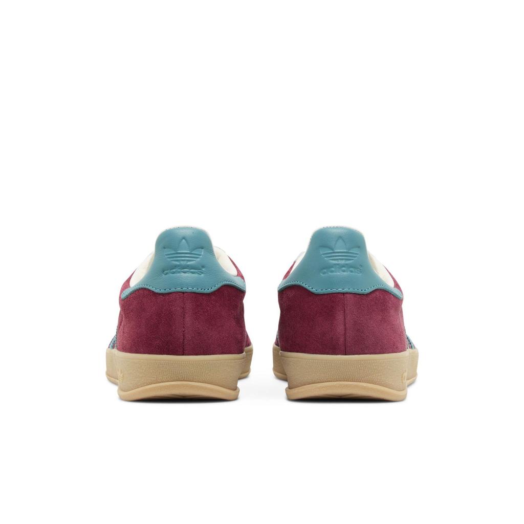 adidas Gazelle 'Collegiate Burgundy Green' (Unisex) Collegiate Burgundy / Arctic Fuchsia / Collegiate Green Skateboard Shoes IG4996
