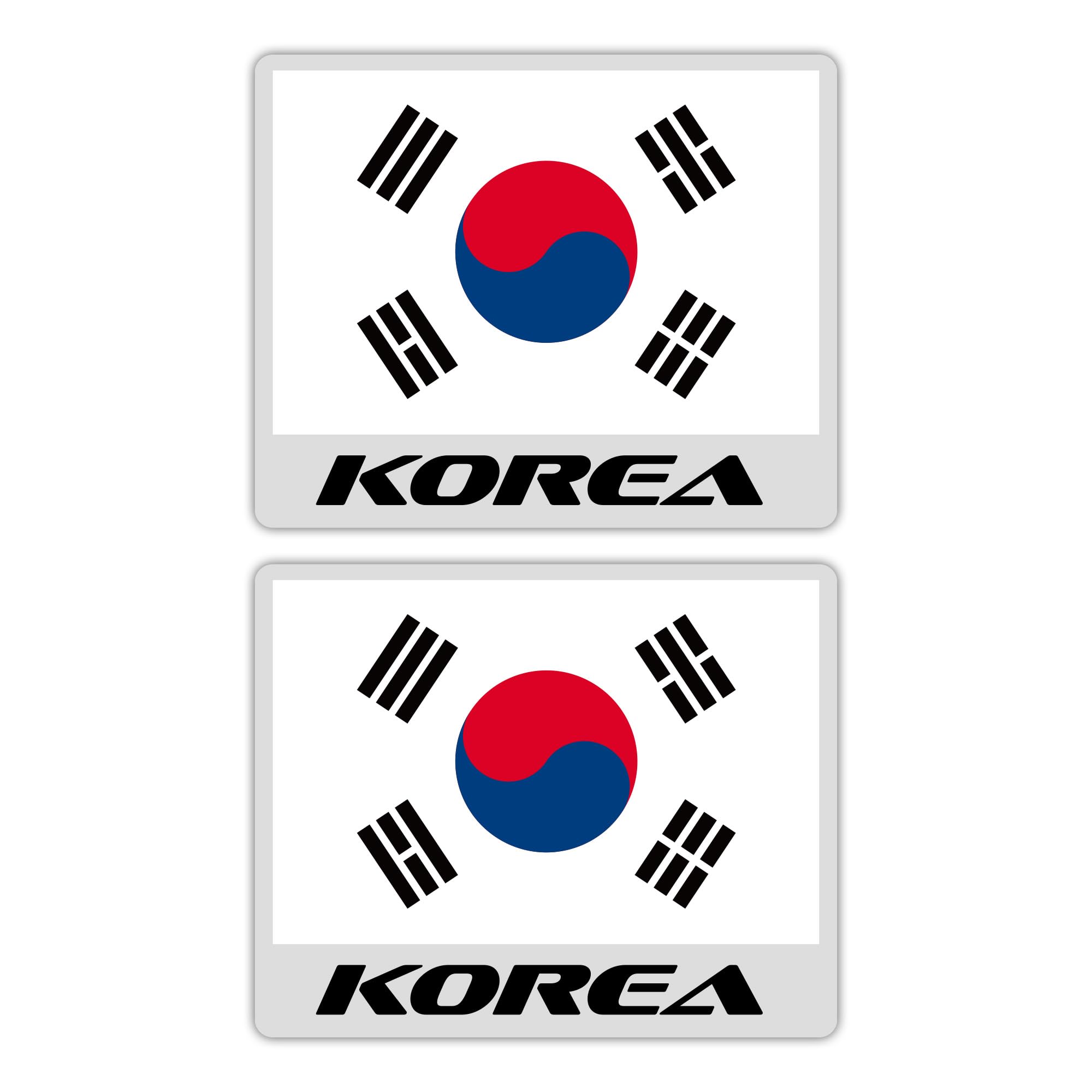 

(BABICARE) Made in Japan KOREA Korean Flag Sticker/Sticker for Clothes/Car Body Safe Heat Resistant/