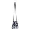 Lmr Flower Knit Pouch Bag Navy