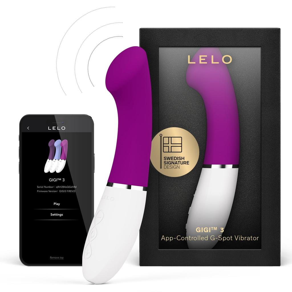 LELO GIGI 3 App Controlled Vibrator for 8 Pleasure Vibrator for Sex Adult Toy G-Spot Women, Settings, Women, Toy, (Deep Rose)