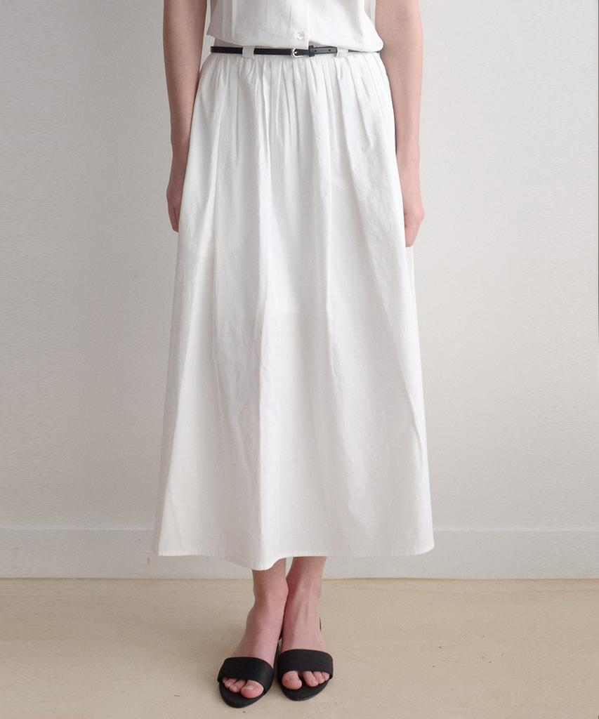 Le Nav Cotton Collar Skirt