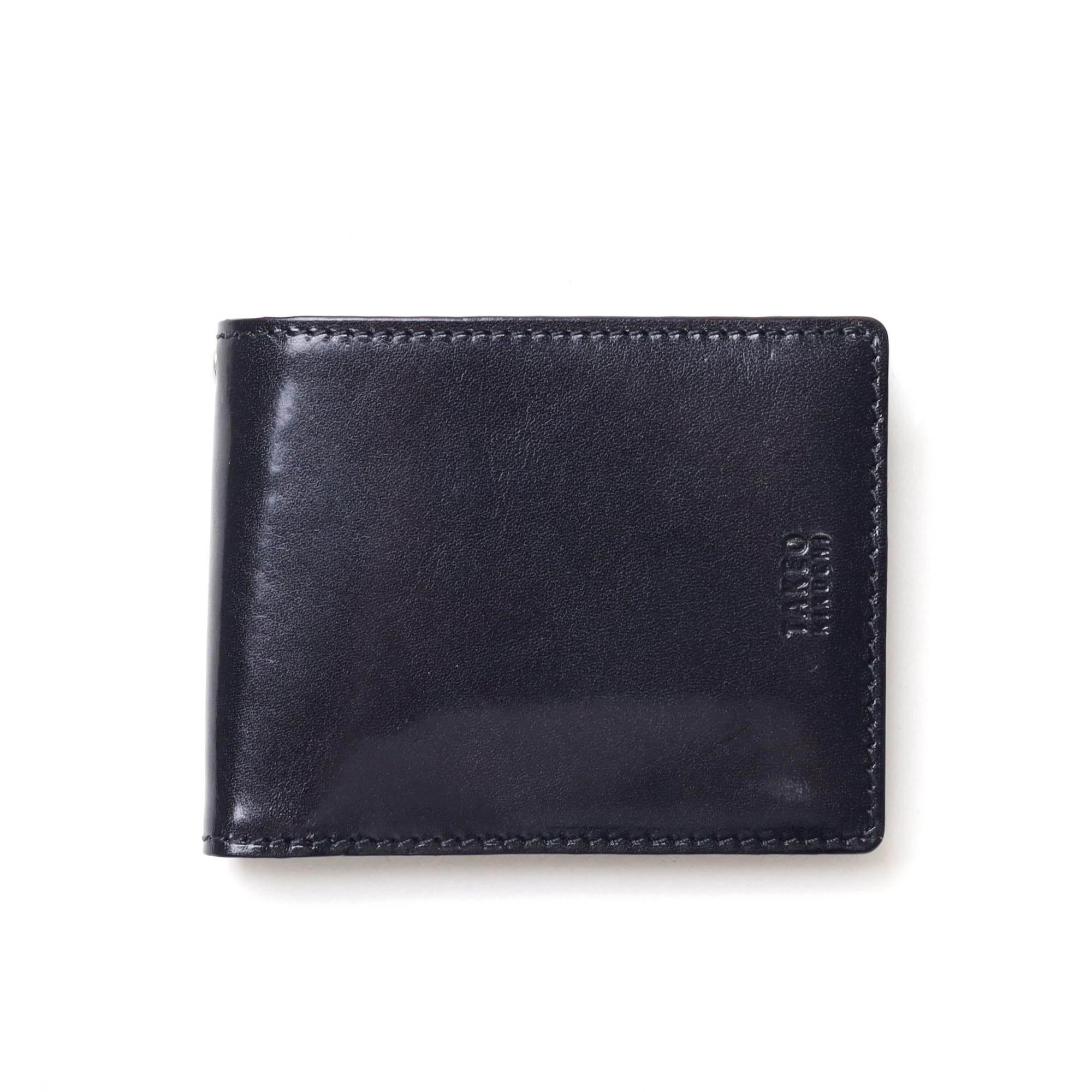 

Wallet Area 266615 Solid Black [Takeokikuchi] Men s