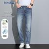 ROMON Herren Jeans mit geradem Bein, gewaschen