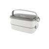 304 Stainless Steel Lunch Box Leakproof Stackable Lunch Container with Chopsticks Spoon for School Office Camping