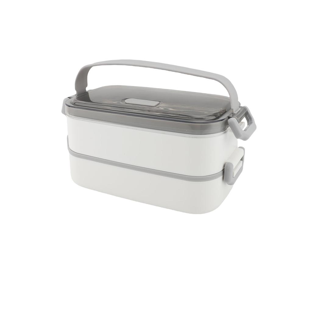 304 Stainless Steel Lunch Box Leakproof Stackable Lunch Container with Chopsticks Spoon for School Office Camping