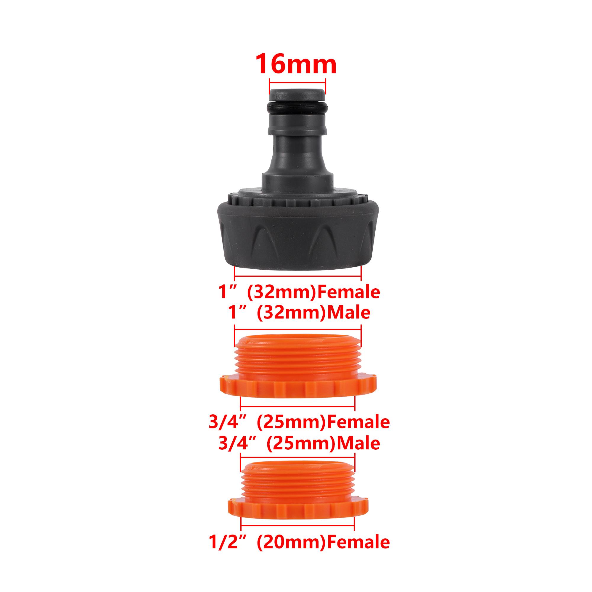 Garden High-pressure Water Gun Adjustable Spray Gun Garden Irrigation Sprinkler Car Wash Tool Garden Connector Accessories