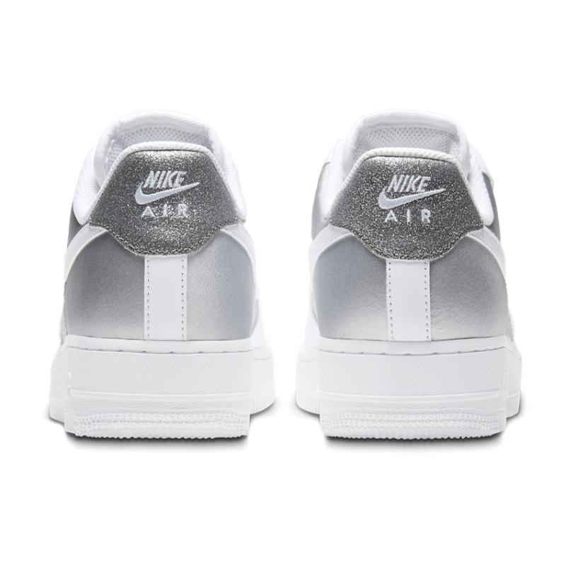 Nike Air Force 1 Low 07 White Metallic Silver Women's Sneakers DD6629-100