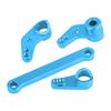 Aluminium Alloy Steering Servo Saver Complete for FS 53633 51805 51806 1 10 Scale RC Car (Blue)