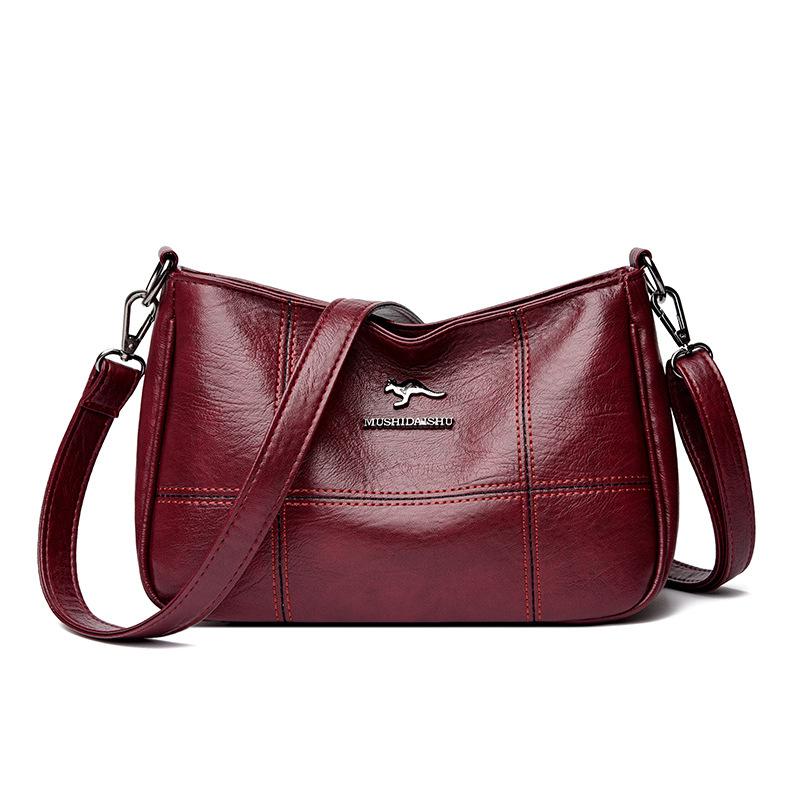 Ladies middle-aged mother bag 2025 spring new versatile shoulder messenger bag texture small square bag women