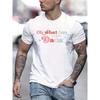 Men Christmas Casual Short Sleeve Tee 1 Pcs Cotton - Comfortable Crew Neck, Soft Adorable Tees Tops