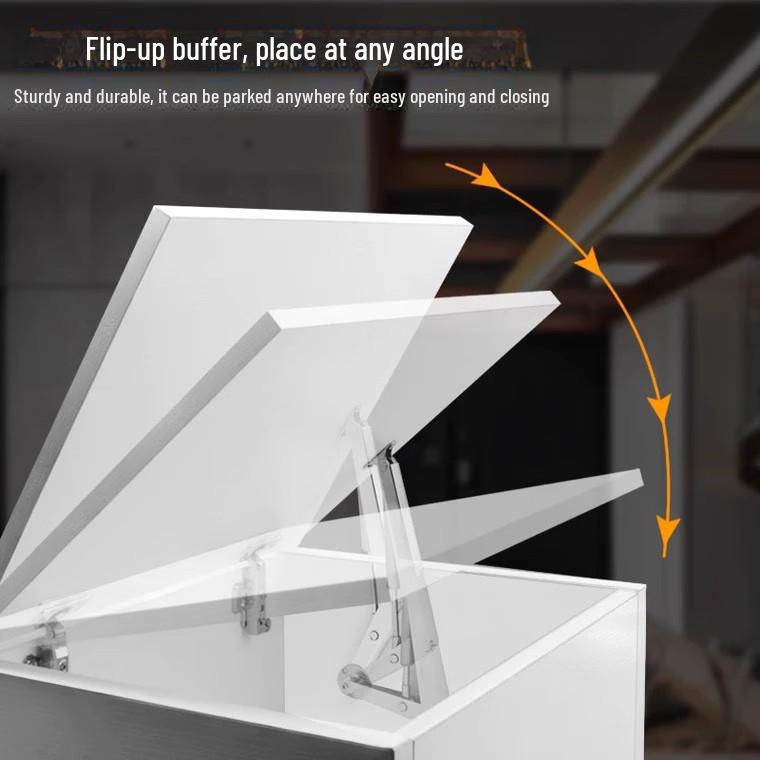 Minimalist Gas Spring Support Rod for Bed and Door
