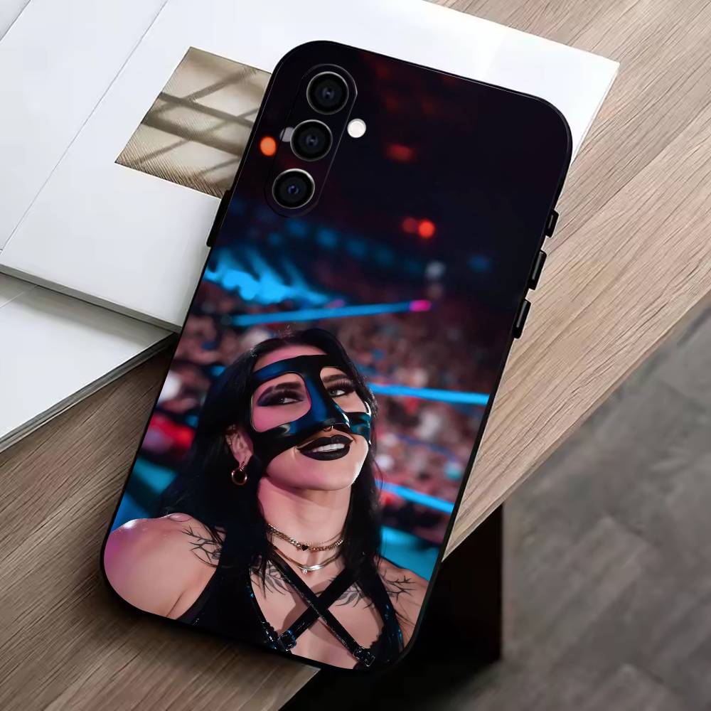 

Rhea Ripley-R Phone Case For Samsung Galaxy A73,A72,A71,A70,A53,A52,A51,Others Soft Black Cover Samsung a71 5g