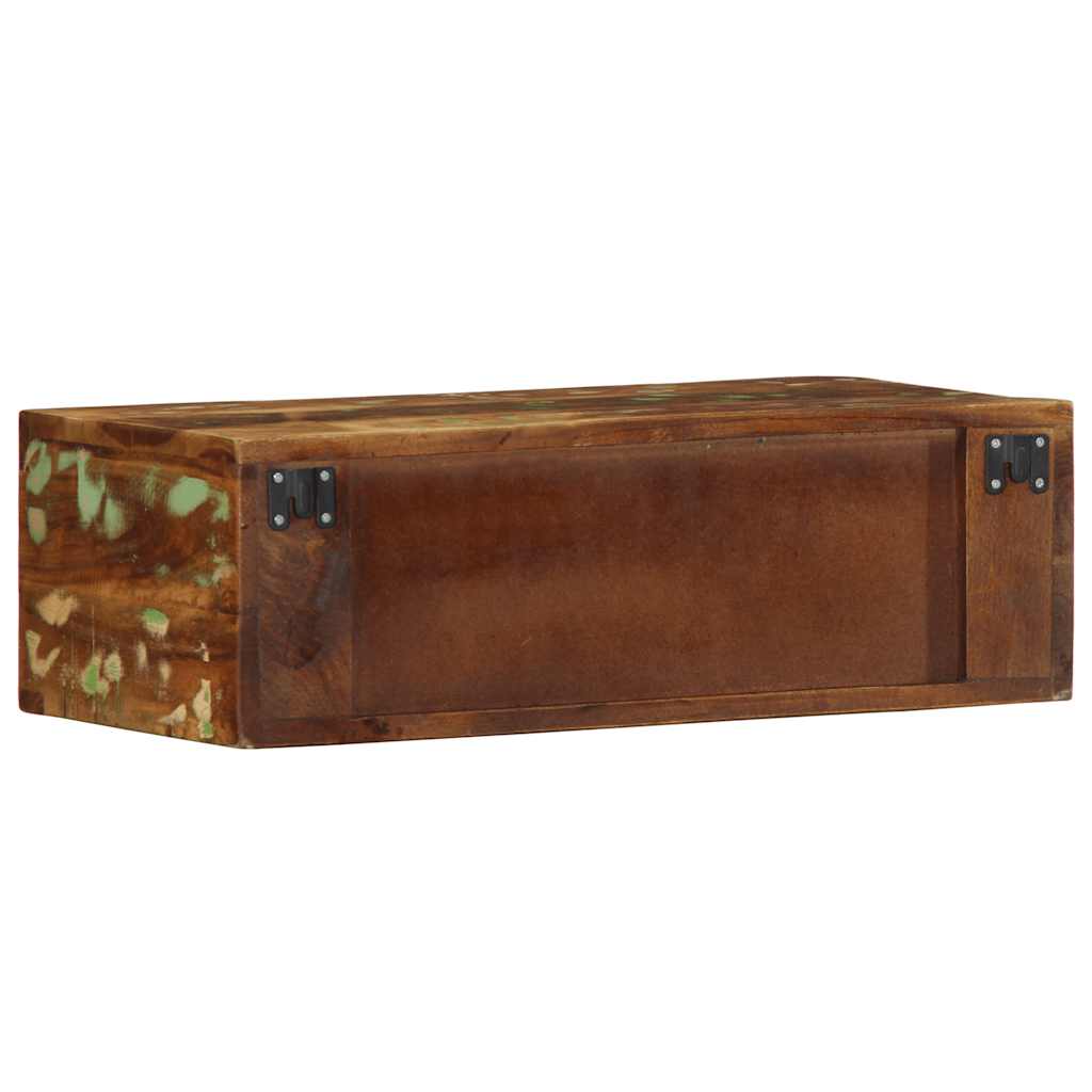 Wall Mounted TV Cabinet 60 X 30 X 19 Cm Solid Reclaimed Wood