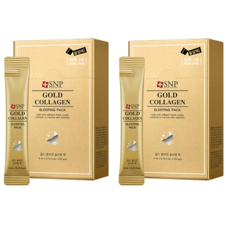 [SNP] Gold Collagen Sleeping Pack (1Unit-20Sticks), Korea popular explosive cosmetics