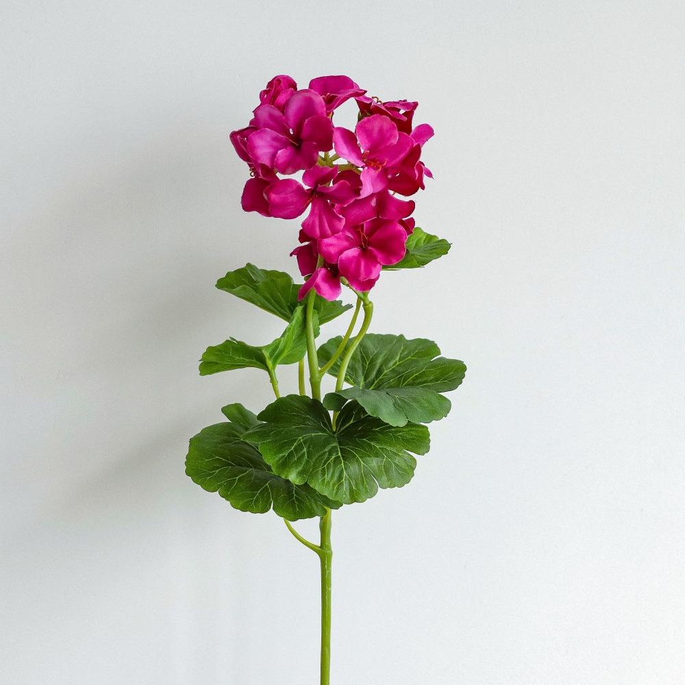 2 Heads Artificial Begonia Flowers UV Resistant Real Touch Silk Fake Flower Flower Art Handmade Simulated Begonia Branch розы красного