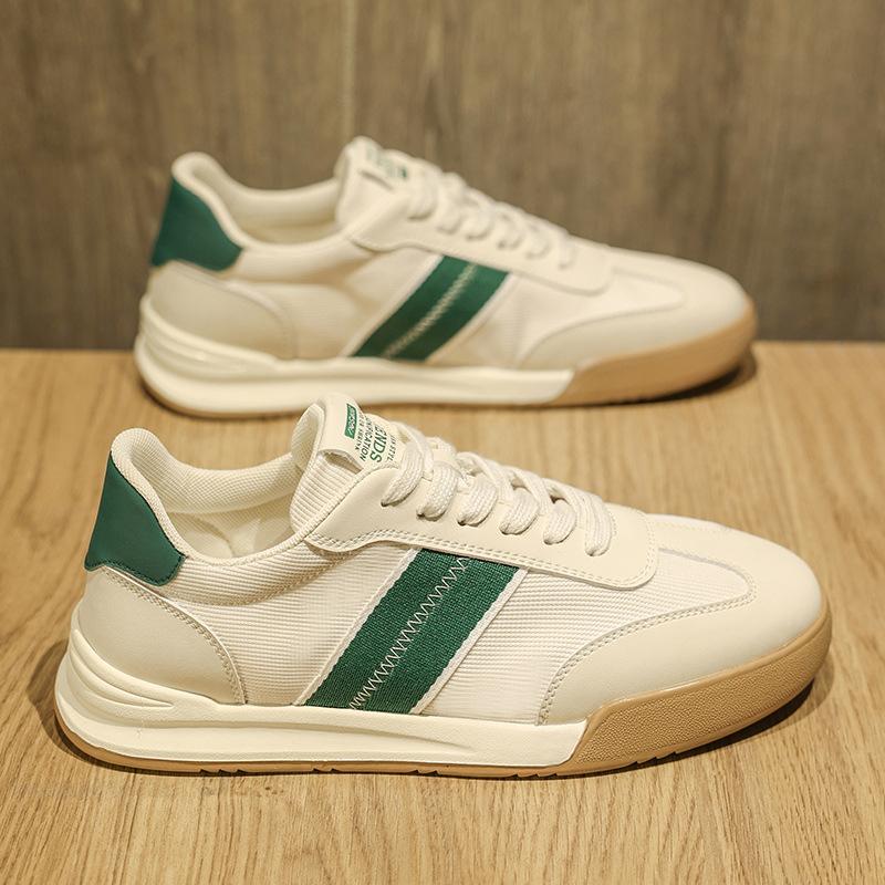 Men's Shoes Fashion Breathable White Shoes Men's Sports and Leisure Shoes Board Shoes Men's Trend Versatile