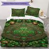 St.Patrick's Day Pattern Bedding Uilt Set Uilt Cover Pillowcase Home Decoration Birthday Gift (1 * Duvet Cover + 2 * Pillowcase  Without Core)82