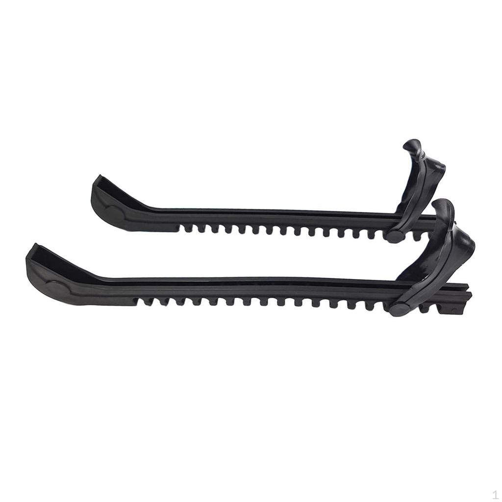 2 Pcs Ice Hockey Equipment Skate Protectors Adjustable Buckle Universal Soft Accessories