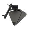 Barn Door Latch Black Frosted Carbon Steel Glossy Decorative Practical Sliding Barn Door Latch for