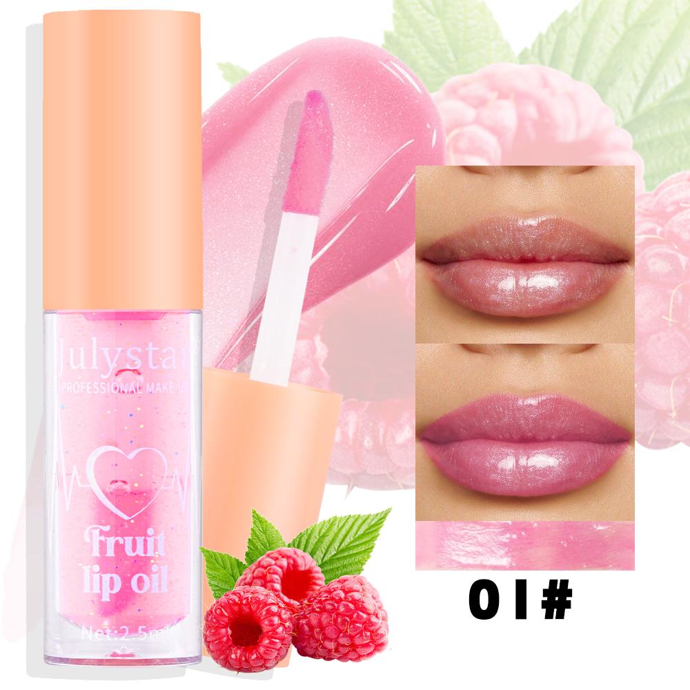 

Julystar 20-Shade Fruit-Flavored Moisturizing Lip Gloss with Color-Changing Effect 01