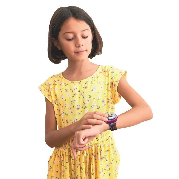 LEXIBOOK Montre Bracelet Ajustable, La Reine des Neiges, Projections de 20 Images, Ecran Digital
