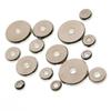 50Pz Non Sbiadiscono 4/5/6/8/10mm Perline in Acciaio Inossidabile Rotonde Piatte Sfuse Distanziatori per Fai da Te Bracciali Gioielli Creazione Accessori Artigianato