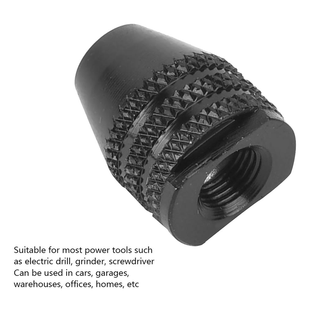 7mm Drei-Backen-Spannzangenadapter-Konverter für elektrischen Schraubendreherbohrer (Kurzer Schwanz)