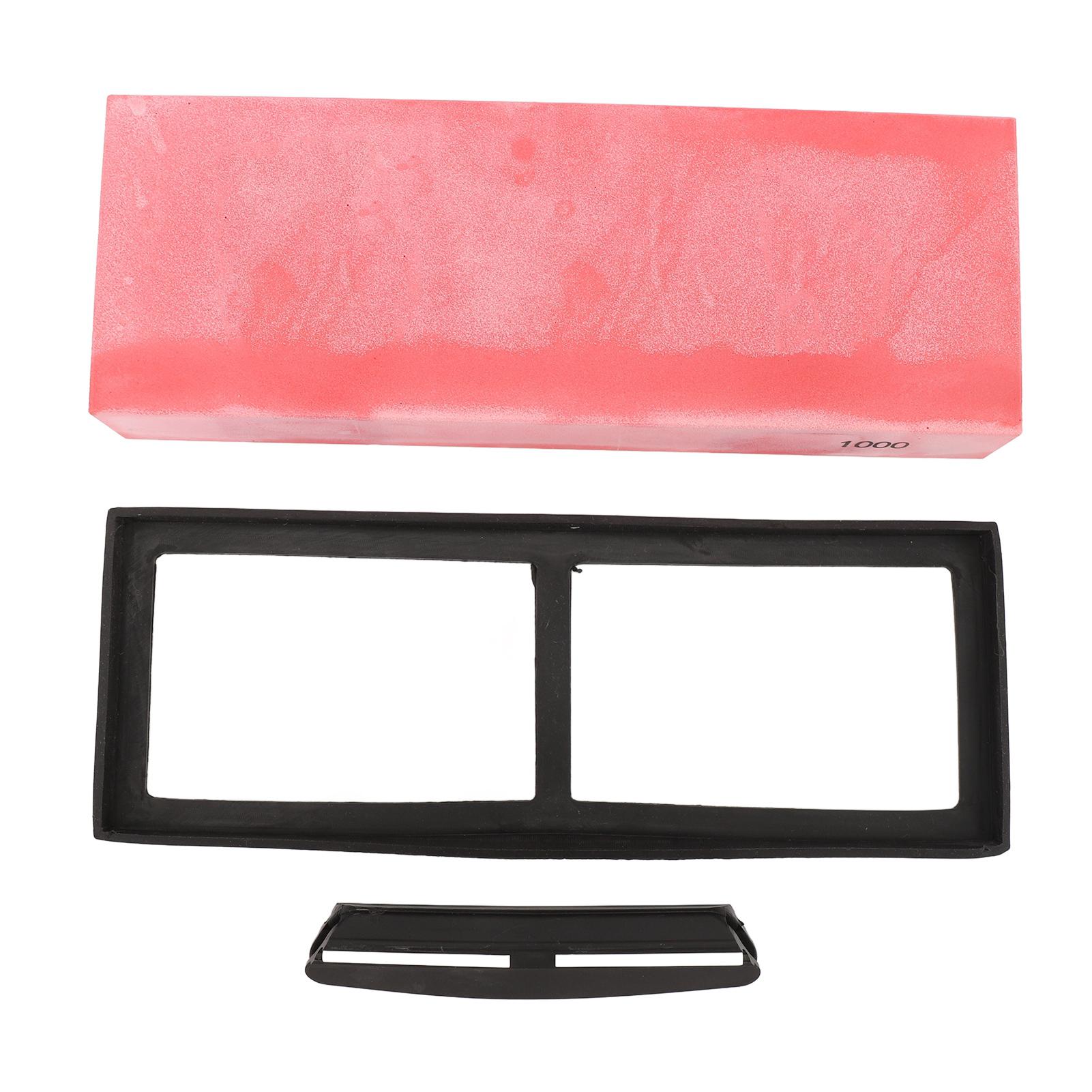 

Knife Sharpening Stone Aluminum Oxide Micro Powder Whetstone Knife Sharpener with Anti Slip Base 1000 Grit