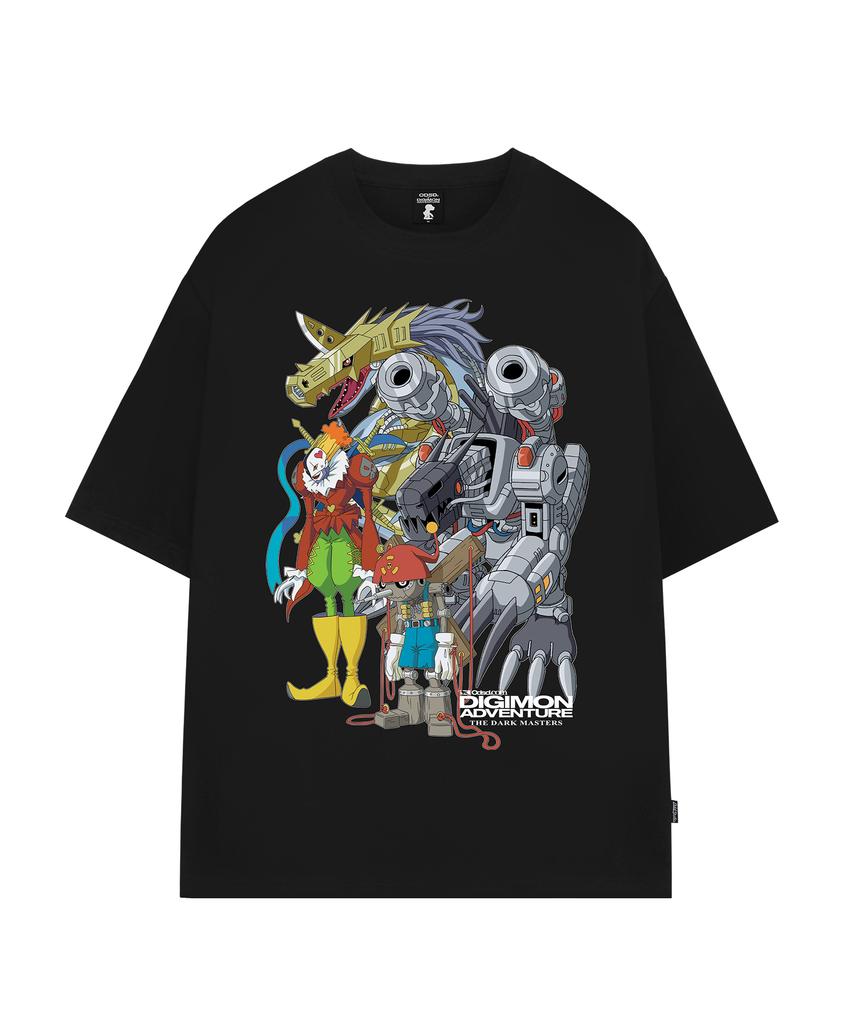 ODDSTUDIO [Digimon Adventure] The Dark Masters Overfit T-Shirt - 2 Colors