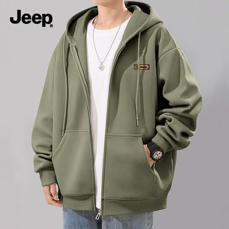 Jeep Men s Casual Hooded Zip-Up Sweatshirt 2XL 3663₽
