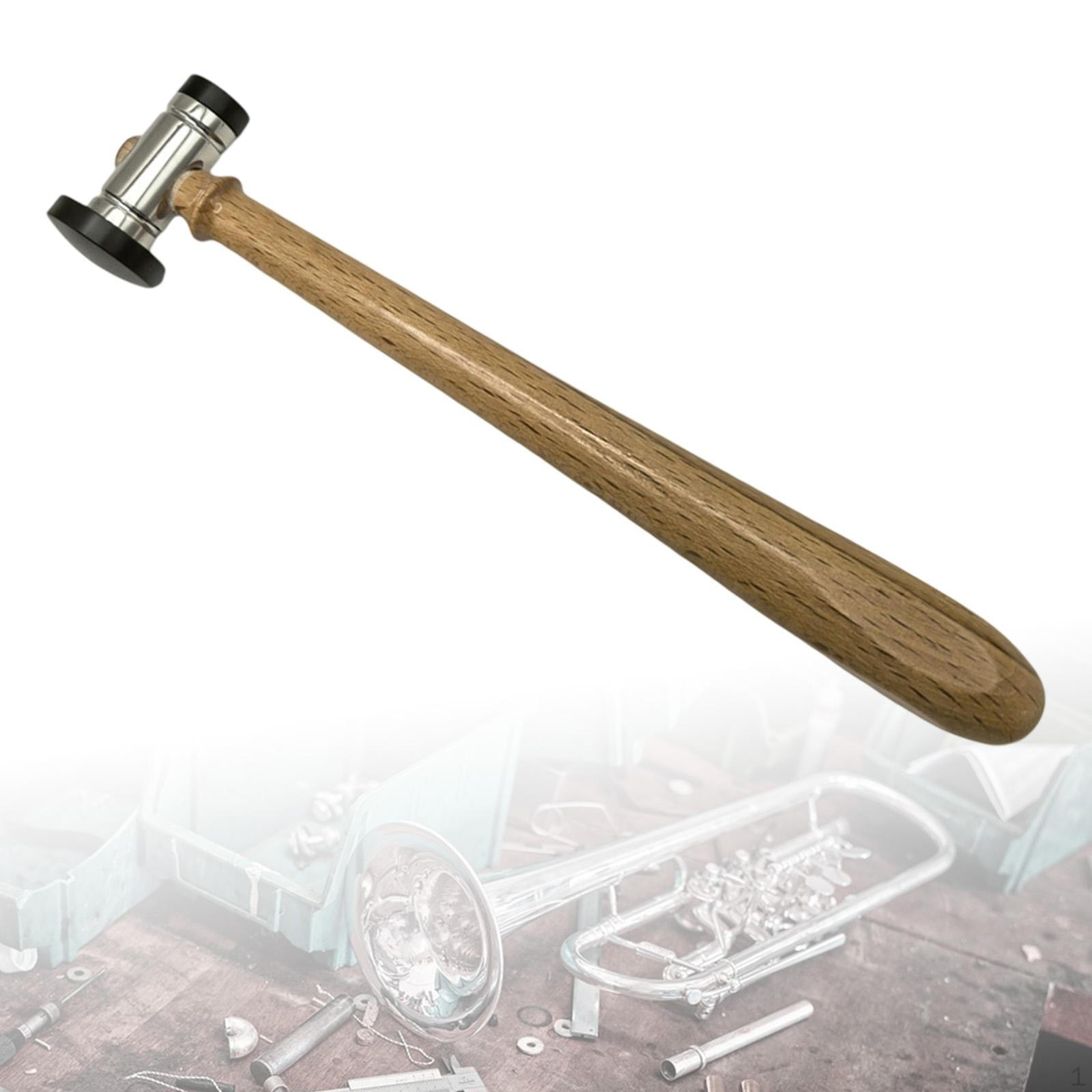 

Guitar Fret Hammers Comfortable Grip Double Headed Multifunctional for Bass Jewelry Home Hand Tool Convex