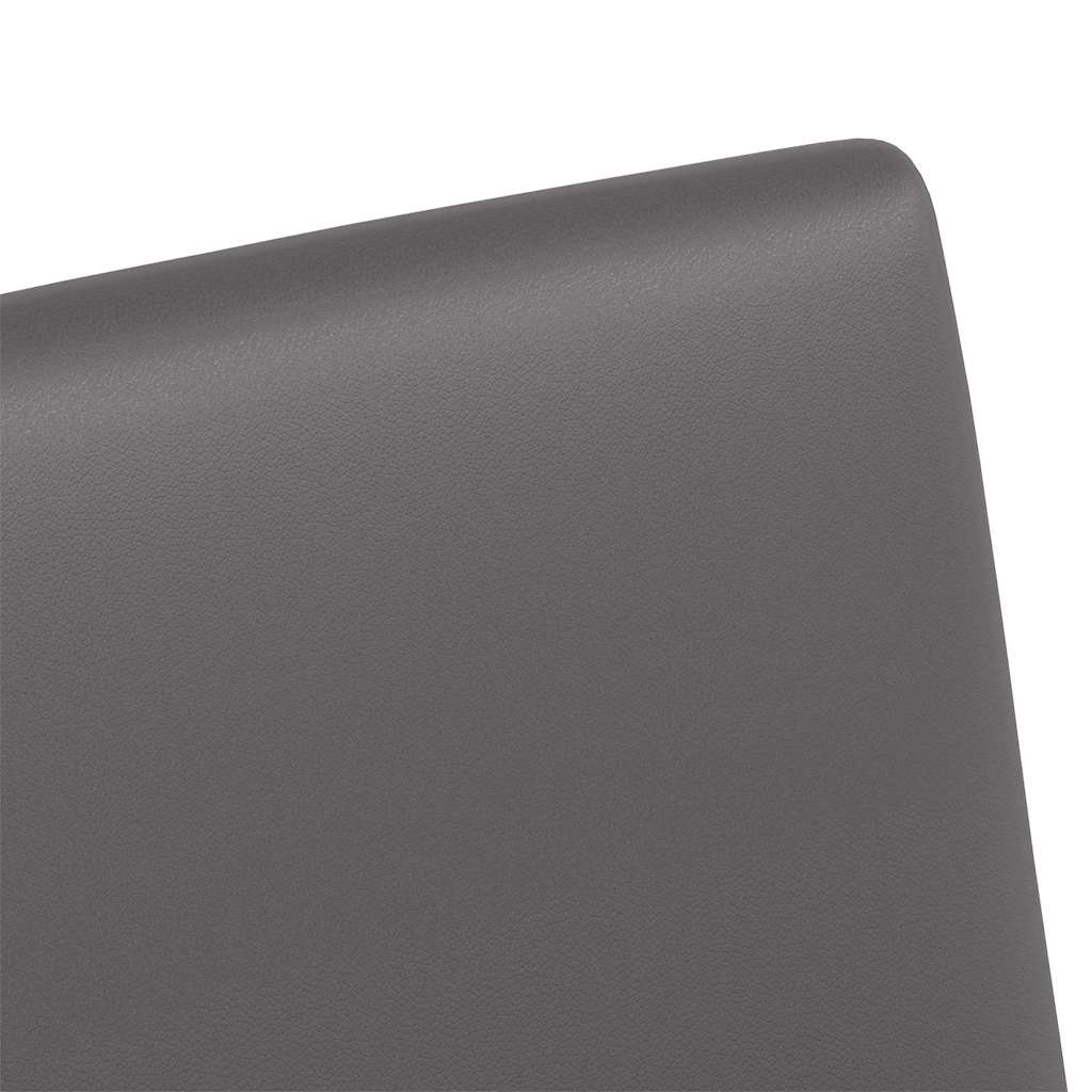 Dining Room Chairs with Casters 2 pcs Gray 57 x 66 x 94 cm