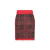 Pinko Color Block Plaid Pocket Design Bodycon Mini Casual Skirt Women Skirts Red 1G169P-Y776-ZR4