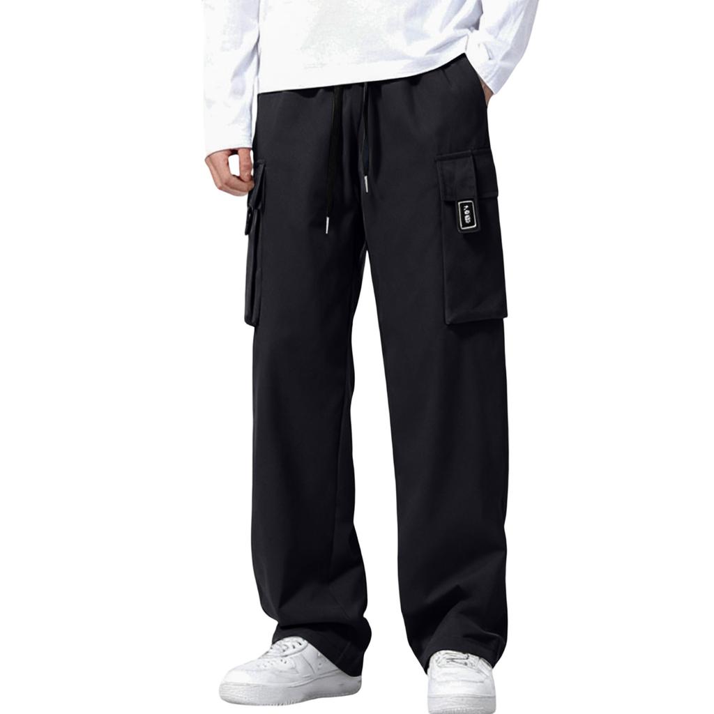 Men's Leisure Loose Drooping Sensation Straight Cylinder Workwear Trousers