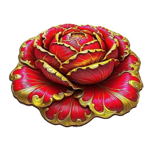 3D Visual Flower Rug Irregular Floral Area Rug Absorbent Anti-Slip Floor Mat Washable Bedroom Rug for Kitchen Bathroom Entryway Patio