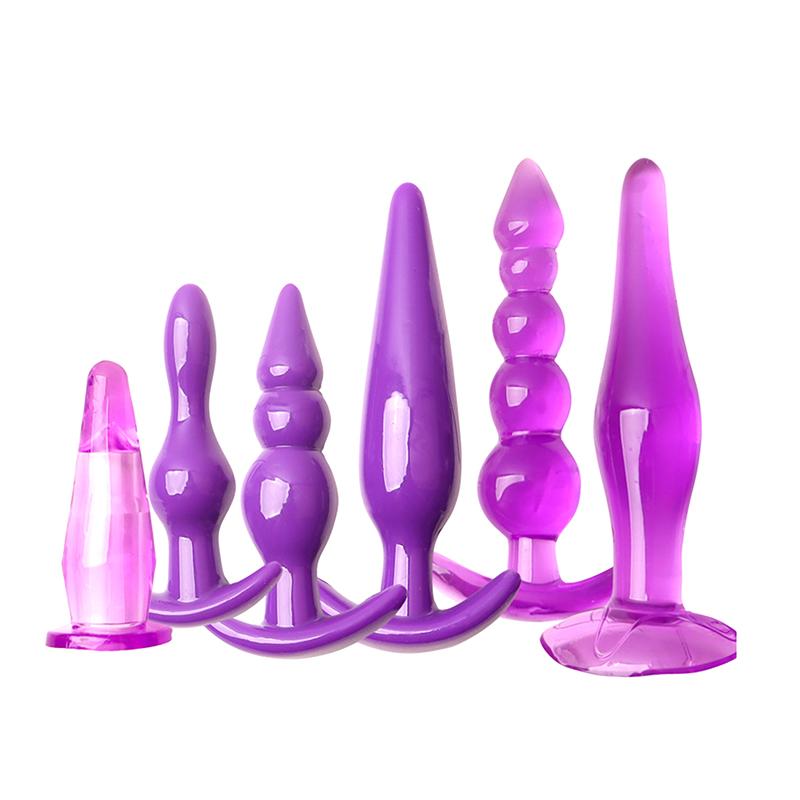 Butt Plug Set 4/5/6/9Pcs Different Shapes Anal Expander Prostate Stimulator Plug Anal Dilator for Adults Sexual Wellness Toys