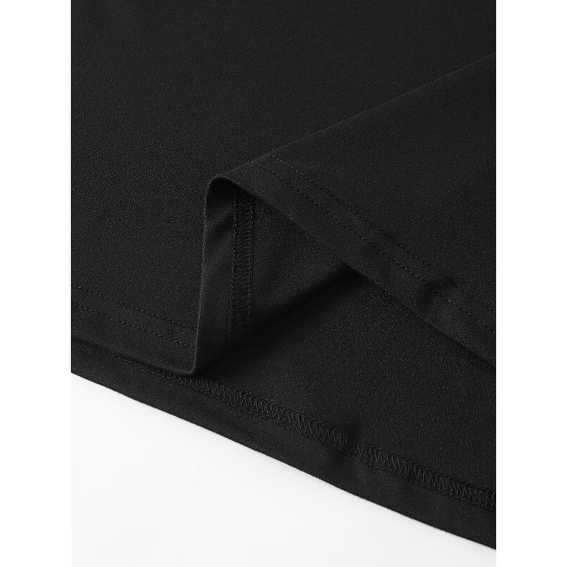 T-shirt imprimé épaules dénudées tailles européennes | Haut décontracté à manches courtes et col rond Printemps/Été | Vêtements décontractés pour femmes