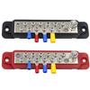 12 Point Battery Power Distribution Block Bus Bar Positive Negative 48V 180A Power Distribution Block Termianl For Car RV Ship