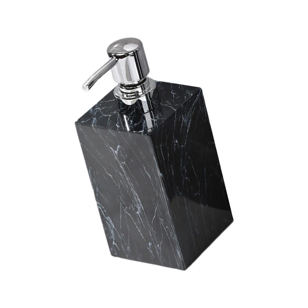 Marble Texture Soap Dispenser Shower Dispenser Resin Liquid Hand Soap Dispenser for Home Countertop Kitchen Laundry Room Hotel