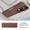 Leather Car Sunshade Extender Plate Glasses Storage Clip For BMW 1 3 5 6 7 Series X1 X3 X5X6 g30 g20 g45 g60 g70 e90 e60 e46 f10 II9
